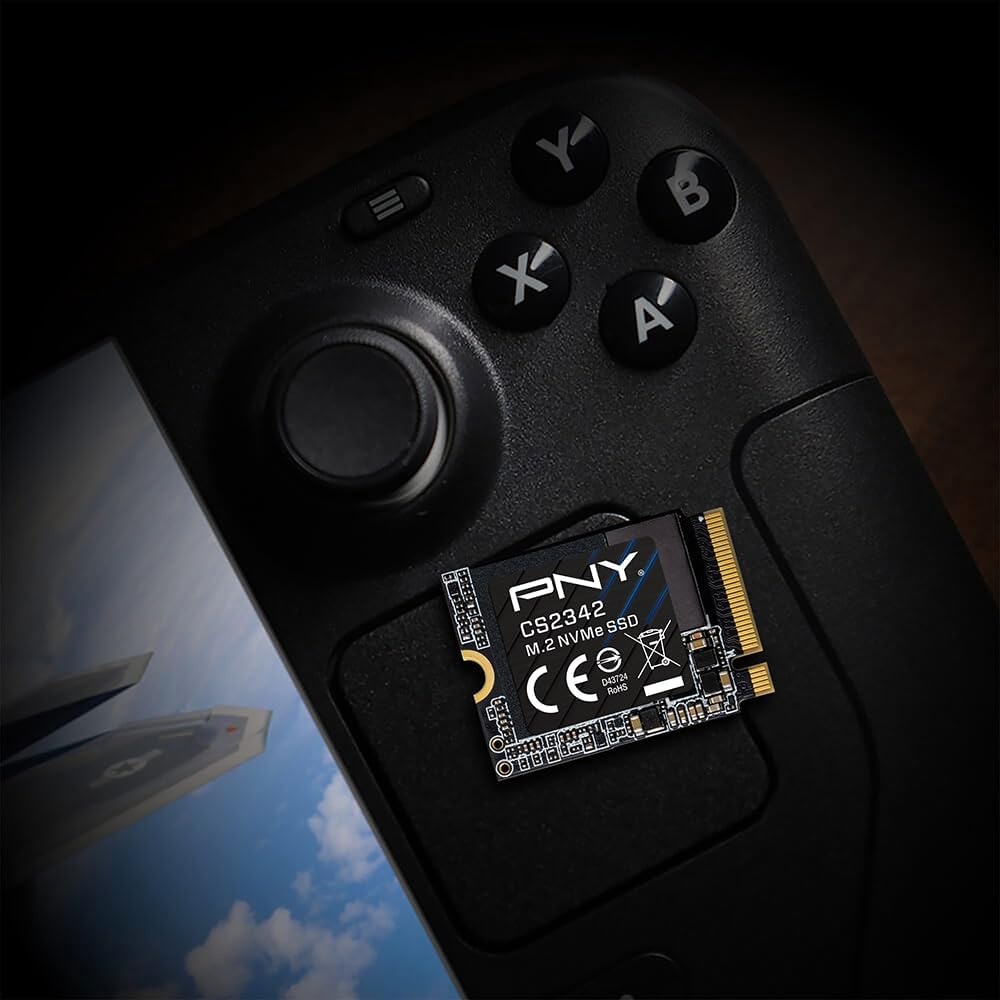 PNY CS2342 1TB Gen4 PCIe NVMe M.2 2230 3D NAND SSD – Up to 7,300/6,000 MB/s – PC/Laptop/Gaming Upgrade – Perfect for Steam Deck, ASUS ROG Ally, MSI Claw – Internal Solid-State Drive M230CS2342-1TB-TB - Image 3