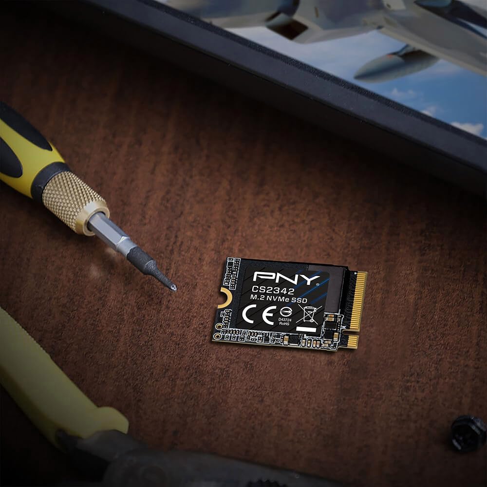 PNY CS2342 1TB Gen4 PCIe NVMe M.2 2230 3D NAND SSD – Up to 7,300/6,000 MB/s – PC/Laptop/Gaming Upgrade – Perfect for Steam Deck, ASUS ROG Ally, MSI Claw – Internal Solid-State Drive M230CS2342-1TB-TB - Image 4