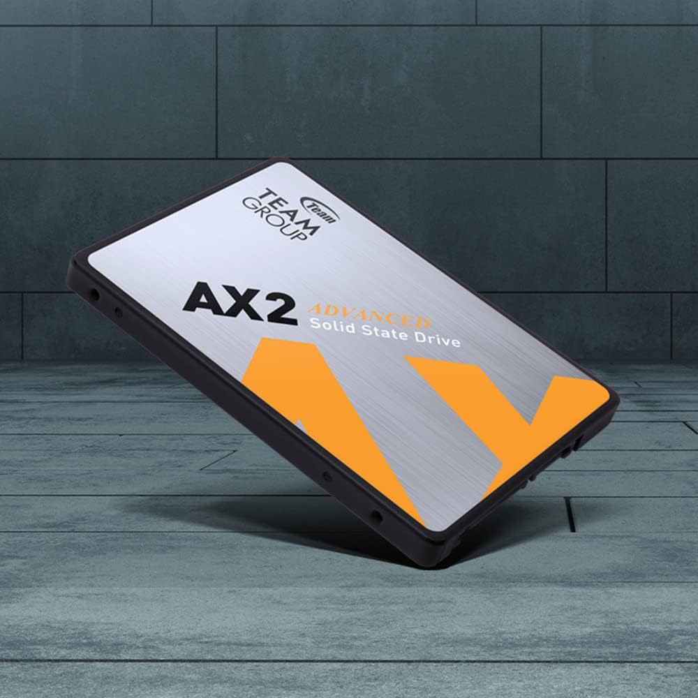 TEAMGROUP AX2 512GB 3D NAND TLC 2.5 Inch SATA III Internal Solid State Drive SSD (Read Speed up to 530 MB/s) Compatible with Laptop & PC Desktop T253A3512G0C101 - Image 3