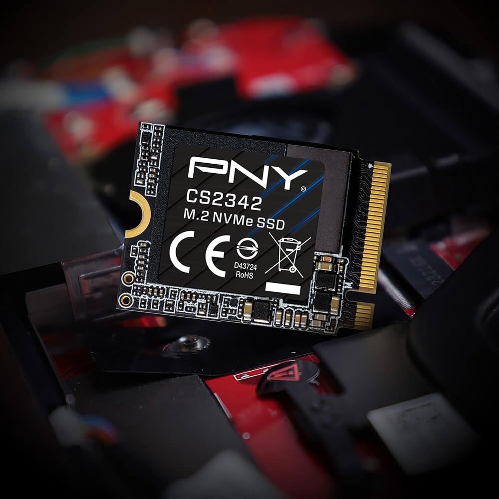 PNY CS2342 1TB Gen4 PCIe NVMe M.2 2230 3D NAND SSD – Up to 7,300/6,000 MB/s – PC/Laptop/Gaming Upgrade – Perfect for Steam Deck, ASUS ROG Ally, MSI Claw – Internal Solid-State Drive M230CS2342-1TB-TB - Image 2