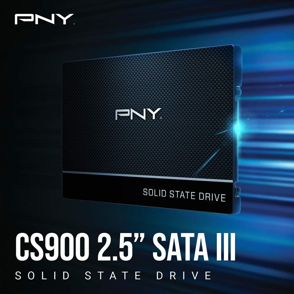 PNY CS900 250GB 3D NAND 2.5" SATA III Internal Solid State Drive (SSD) - (SSD7CS900-250-RB) - Image 2