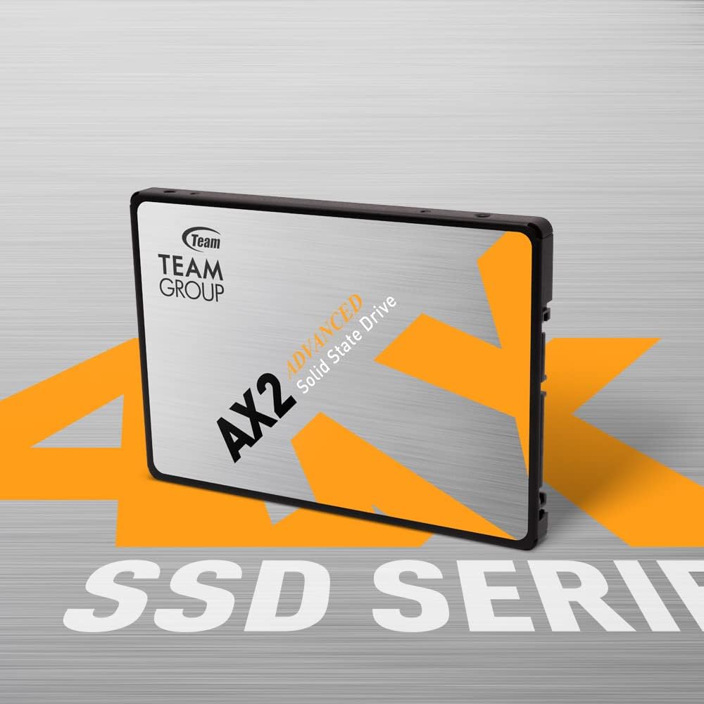 TEAMGROUP AX2 512GB 3D NAND TLC 2.5 Inch SATA III Internal Solid State Drive SSD (Read Speed up to 530 MB/s) Compatible with Laptop & PC Desktop T253A3512G0C101 - Image 2