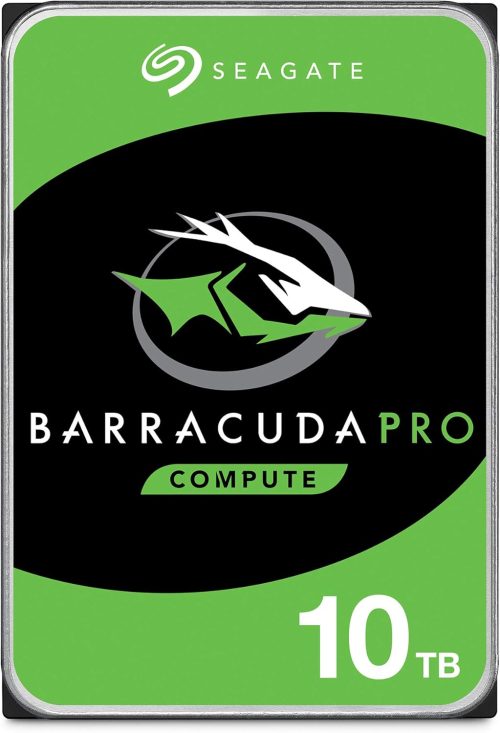 Seagate Barracuda Pro 10TB Internal Hard Drive Performance HDD – 3.5 Inch SATA 6 Gb/s 7200 RPM 256MB Cache for Computer Desktop PC (ST10000DM0004) (Renewed)