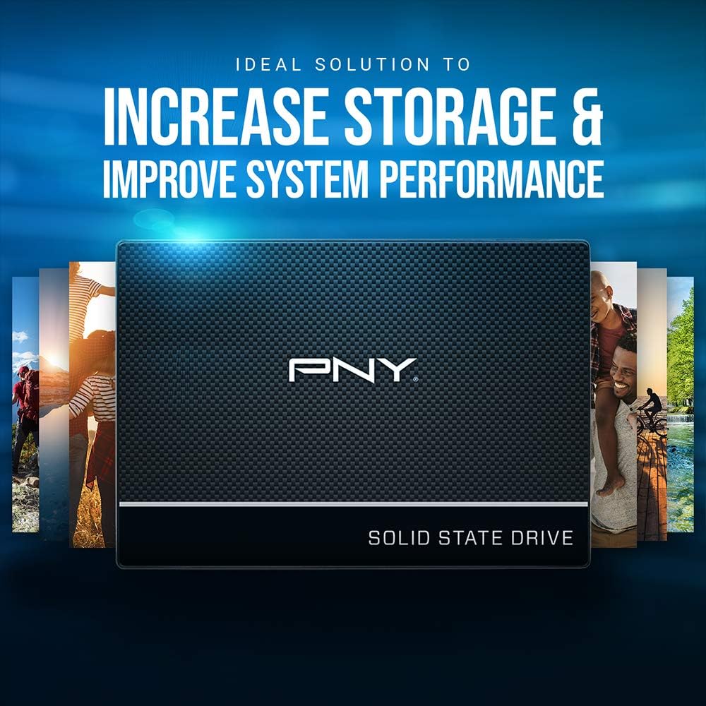 PNY CS900 250GB 3D NAND 2.5" SATA III Internal Solid State Drive (SSD) - (SSD7CS900-250-RB) - Image 4