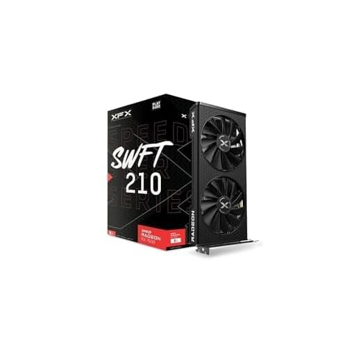 XFX Speedster SWFT210 Radeon RX 7600 Graphics Card with 8GB GDDR6 HDMI 3xDP, AMD RDNA 3 RX-76PSWFTFA