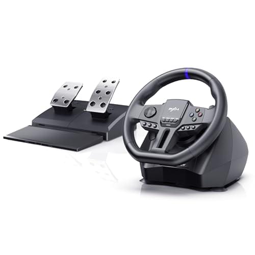 PXN PC Racing Wheel, V900 GEN2 Universal Usb Car Sim 270/900 Degree Race Steering Wheel with Pedals for PS3, PS4, Xbox One, Xbox Series X/S, Switch, Android TV