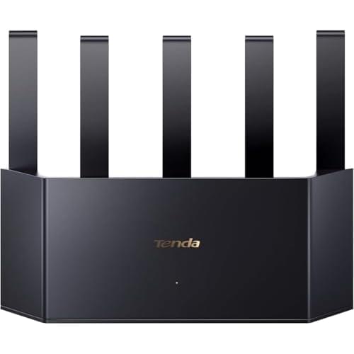 Tenda BE3600 Dual Band Wi-Fi 7 Router (RE3L)– 3x1G Ports, Easy Setup, Security Protect, Parental Control, Access Point Mode, Vertical Design, MLO, VPN, NFC