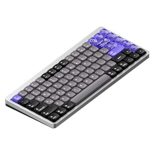 nuphy Air75 HE Rapid Trigger Gaming Keyboard,Hall Effect keybaord,84 Keys 75% Layout Adjustable Actuation Esports Wired Magnetic Switches Keyboard,RGB HotSwap Low Profile Keyboard