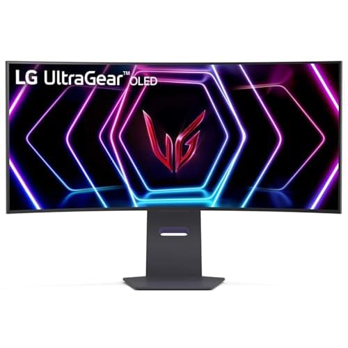 LG 39″ Ultragear OLED Curved Gaming Monitor – WQHD 240Hz, 0.03ms, NVIDIA G-Sync Compatible, 800R Curvature, USB Type-C, DisplayHDR True Black 400