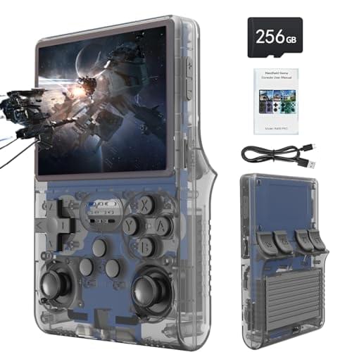 30000 Games in 1Handheld Game Console,3.5-Inch IPS Screen Retro Gaming Console,30000 Classic Games, 3800mAh,20＋Mainstream Emulator,Built-in 256G TF Card