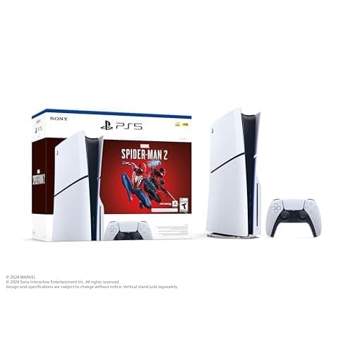 PlayStation 5 Slim Console – Marvel’s Spider-Man 2 Bundle (Renewed)