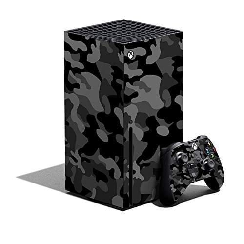 MightySkins Skin Compatible with Xbox Series X Bundle – Black Camo | Protective, Durable, and Unique Vinyl Decal wrap Cover | Easy to Apply, Remove, and Change Styles | Made in The USA