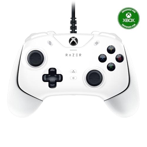 Razer Wolverine V2 Wired Gaming Controller for Xbox Series X|S, Xbox One, PC: Remappable Front-Facing Buttons – Mecha-Tactile Action Buttons and D-Pad – Trigger Stop-Switches – White