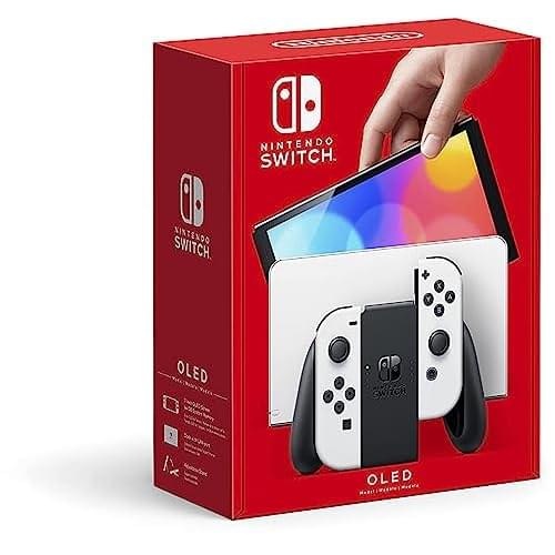 Nintendo Switch (OLED model) with White Joy-Con