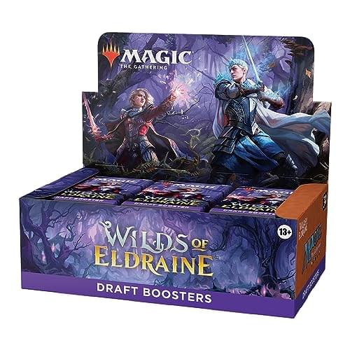 Magic The Gathering Wilds of Eldraine Draft Booster Box – 36 Packs (540 Magic Cards)